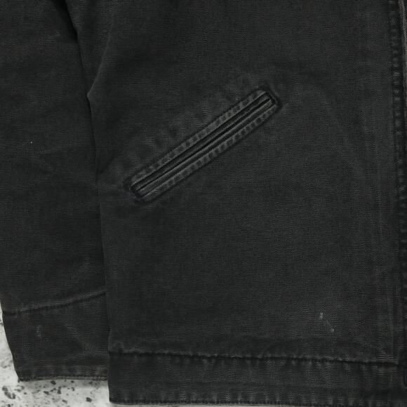 RARE Vintage Carhartt J43 ONX Onyx Faded Black Detroit Jacket Size Medium - Picture 7 of 16